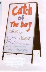 Indoor / Outdoor Dry Erase Sign