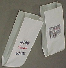 4 ½ x 2 ¼ x 11 Gusset Bag Without Imprint