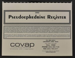 State-Specific PSEUDOEPHEDRINE Register