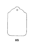 8S White Tags