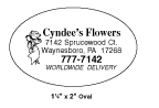 1 ¼" x 2" Oval Custom Personalized Labels